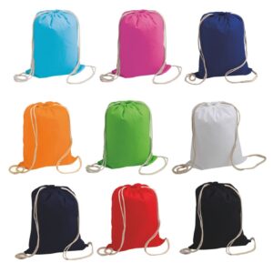 Borsa - Zaino a sacca in Cotone 130 g/m² cm 43x33 SZ0001