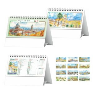 Città d’Italia – Calendario da tavolo cm 19×14,5 CT0008 Città d’Italia - Calendario da tavolo cm 19x14,5 CT0008