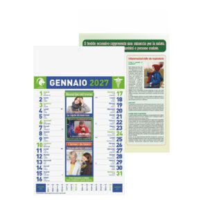 Consigli del farmacista – Calendario Illustrato da parete cm 28,8×47 CI0003 Consigli del farmacista - Calendario Illustrato da parete cm 28,8x47 CI0003