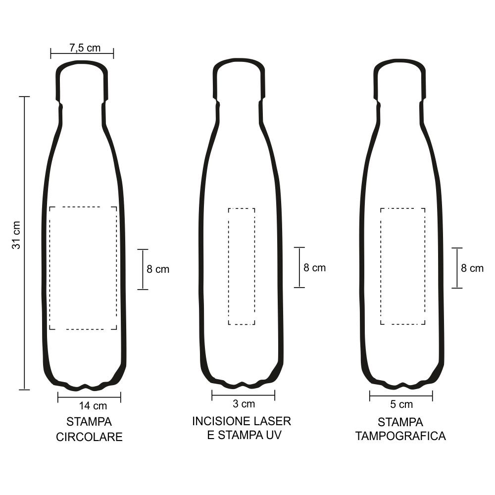 Darya 750 – Borraccia Termica In Acciaio Inox 750 ml BT0009 Darya 750 - Borraccia Termica In Acciaio Inox 750 ml BT0009