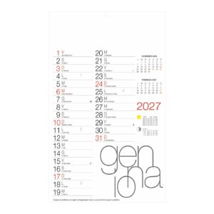 Design – Calendario Olandese da parete cm 28,8×47 CO0003 Design - Calendario Olandese da parete cm 28,8x47 CO0003