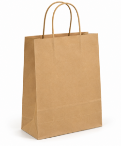 Shopper in carta 23x10x32 avana ritorta