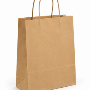 Shopper in carta 23x10x32 avana ritorta Shopper in carta 23x10x32 avana ritorta