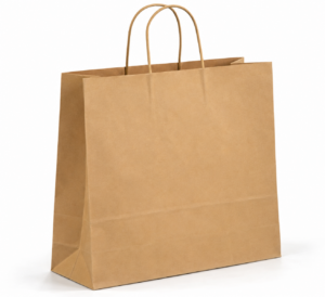Shopper in carta 44x14x50 avana ritorta