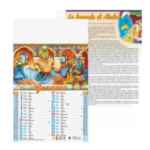 Fiabe – Calendario illustrato da parete cm 28,8×47 CI0005 Fiabe - Calendario illustrato da parete cm 28,8x47 CI0005