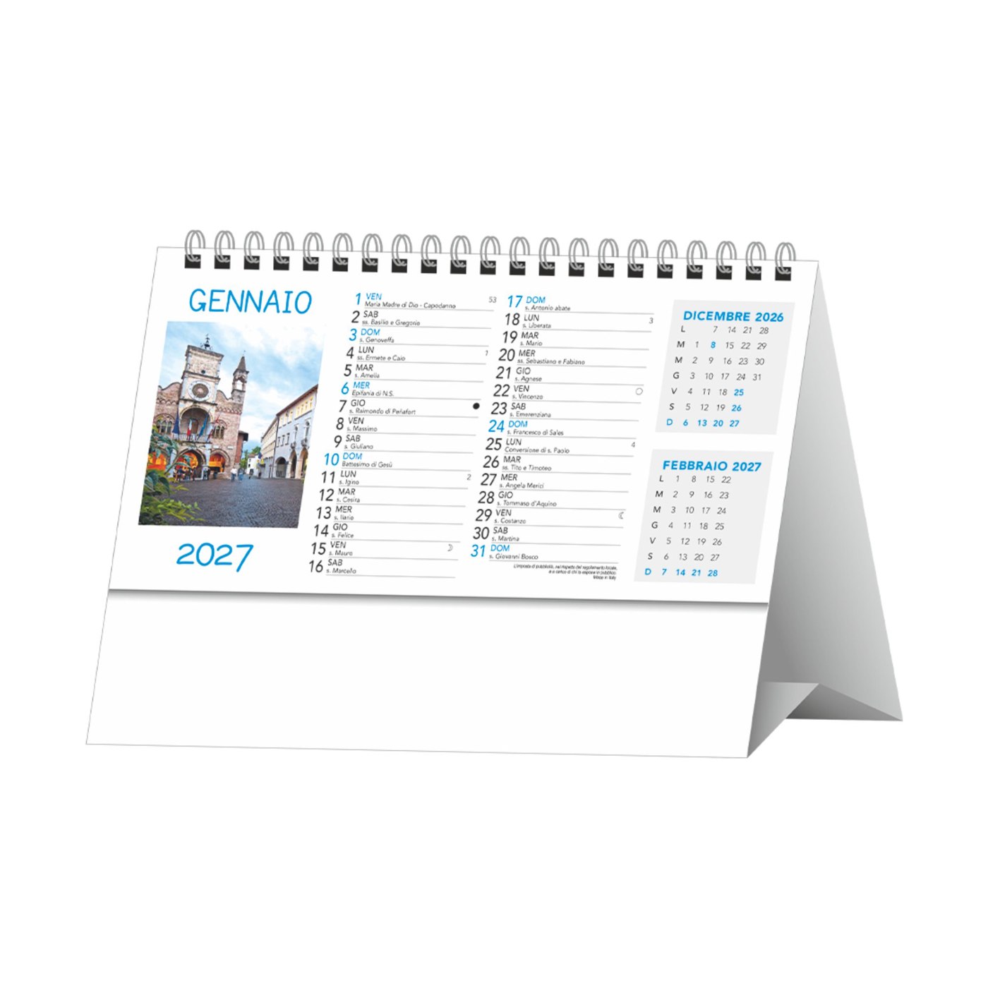 Paesaggi e città – Calendario da tavolo cm 19×14,5 CT0002 Paesaggi e città - Calendario da tavolo cm 19x14,5 CT0002