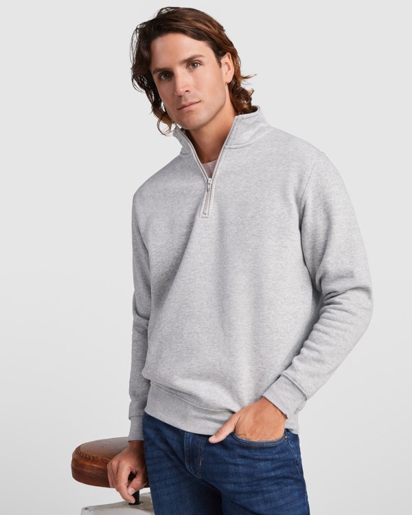 Roly Aneto Felpa Uomo Mezza Zip FE0001 Roly Aneto Felpa Uomo Mezza Zip FE0001