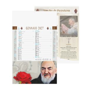 San Pio – Calendario Illustrato da parete cm 28,8×47 CI0002 San Pio - Calendario Illustrato da parete cm 28,8x47 CI0002