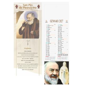 San Pio – Calendario Illustrato Silhouette cm 14×47 CS0005 San Pio - Calendario Illustrato Silhouette cm 14x47 CS0005