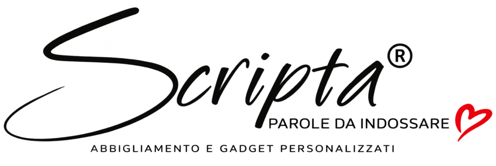 Scripta - Parole da Indossare. Abbigliamento e gadget personalizzati