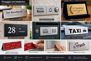 Targhette personalizzate in alluminio STAMPA-TARGHETTE